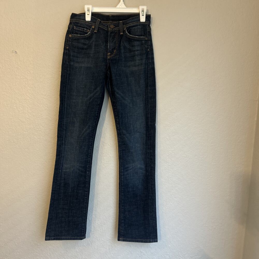Citizens of Humanity Elson Jeans Womens 24 Blue Stretch High Rise Straight Leg
